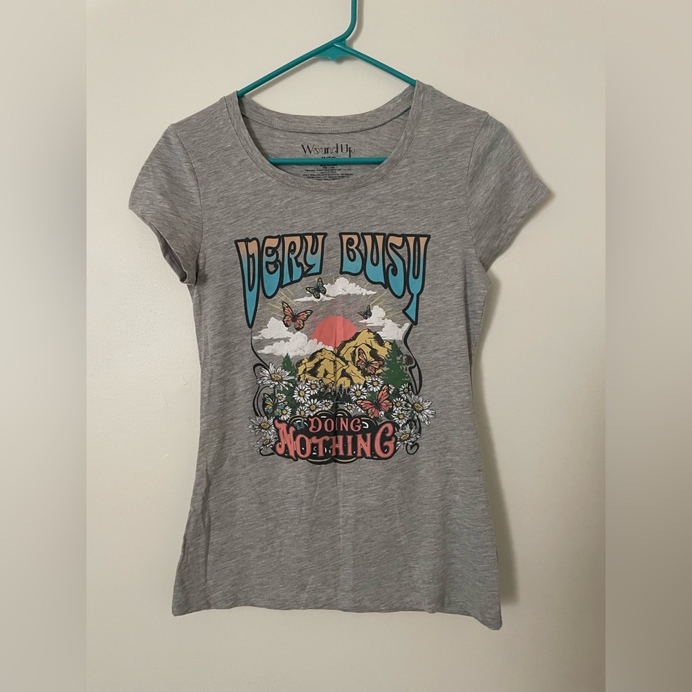 Gray Graphic Women's T-Shirt